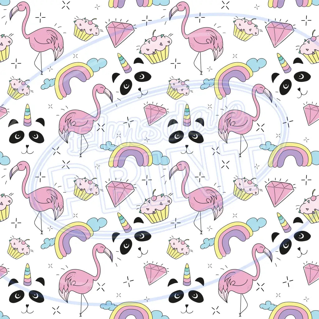 Flamingo Friends 014 Printed Pattern Vinyl