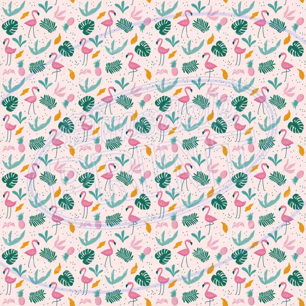 Flamingo Friends 017 Printed Pattern Vinyl