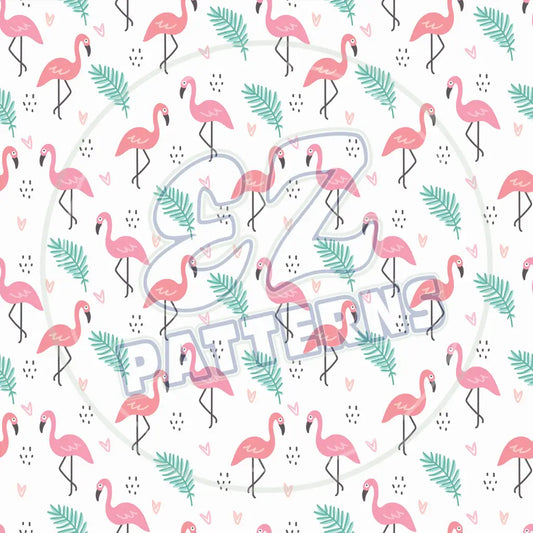 Flamingo Friends 020 Printed Pattern Vinyl