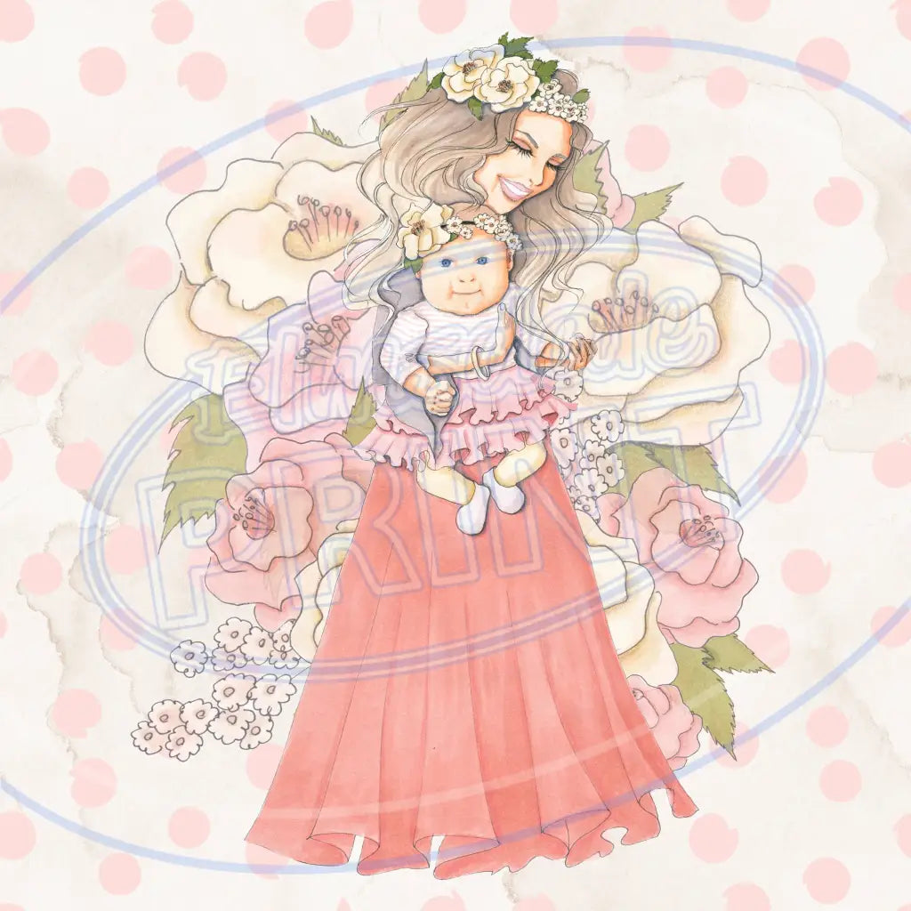 Floral Mama 002 Printed Pattern Vinyl