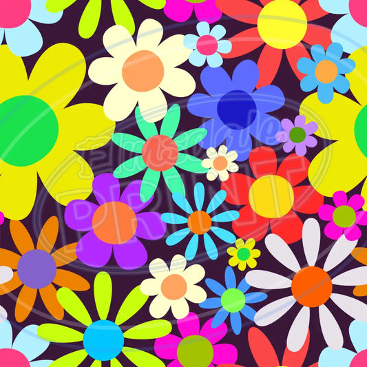 Flower Power 005 Printed Pattern Vinyl