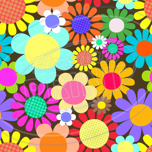 Flower Power 006 Printed Pattern Vinyl