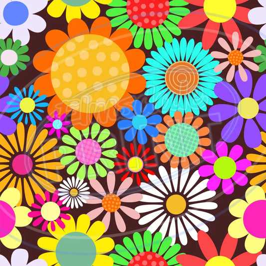 Flower Power 010 Printed Pattern Vinyl