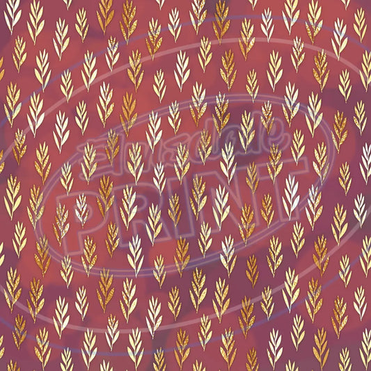 Foil Leaves 005 Printed Pattern Vinyl