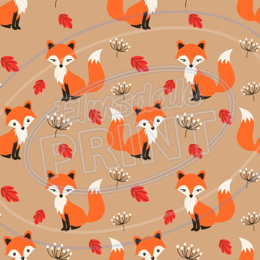Foxy Friends 002 Printed Pattern Vinyl