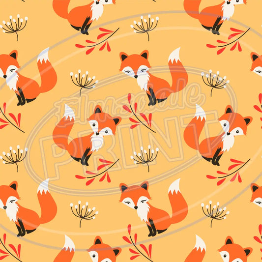Foxy Friends 004 Printed Pattern Vinyl