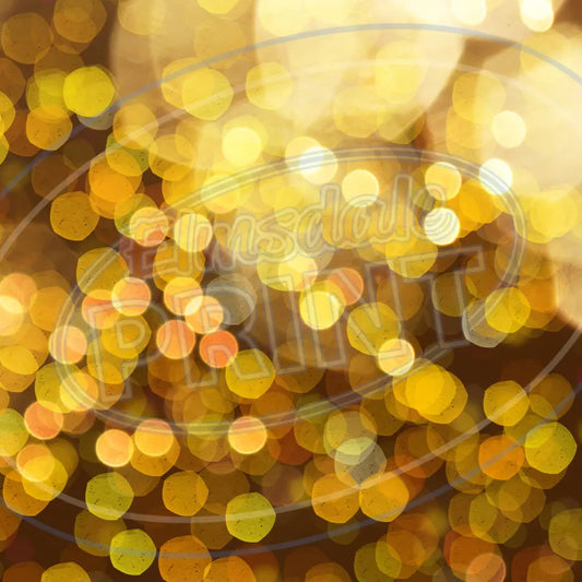 Gold Bokeh 010 Printed Pattern Vinyl