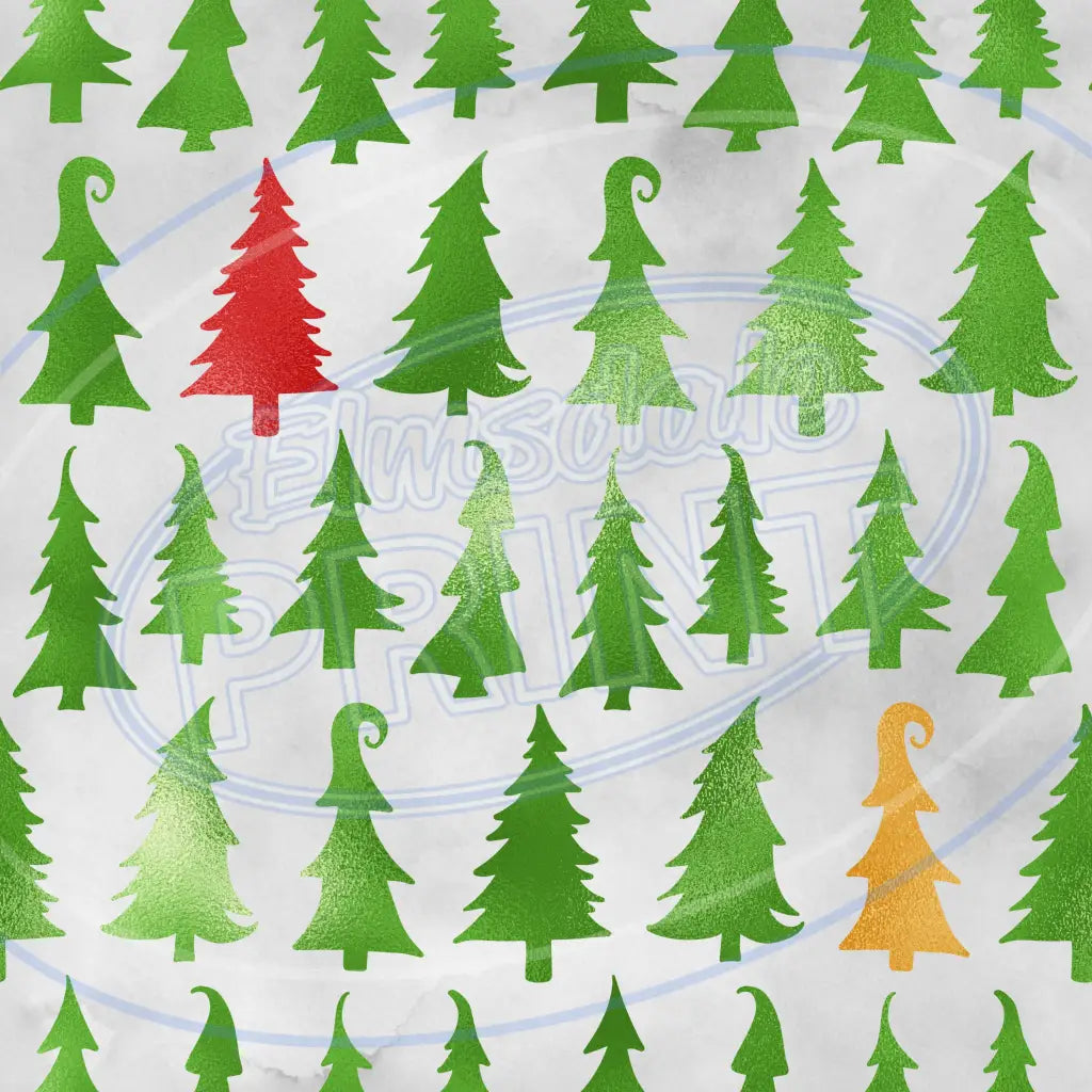 Gold Red Green 002 Printed Pattern Vinyl