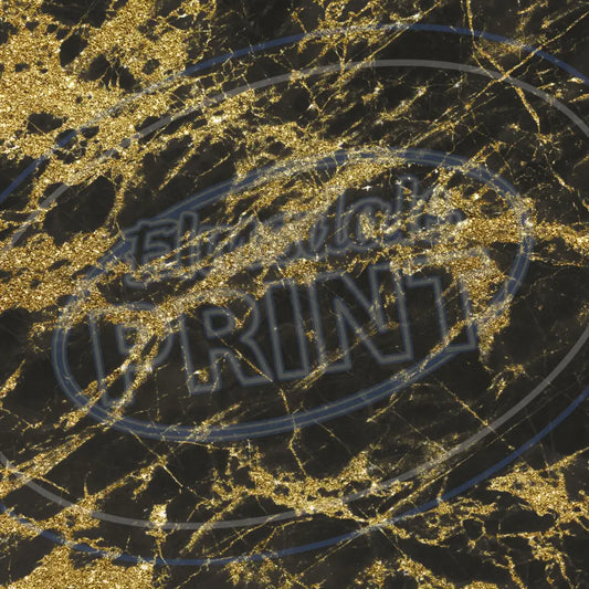Black & Gold Marble 001 Printed Pattern Vinyl