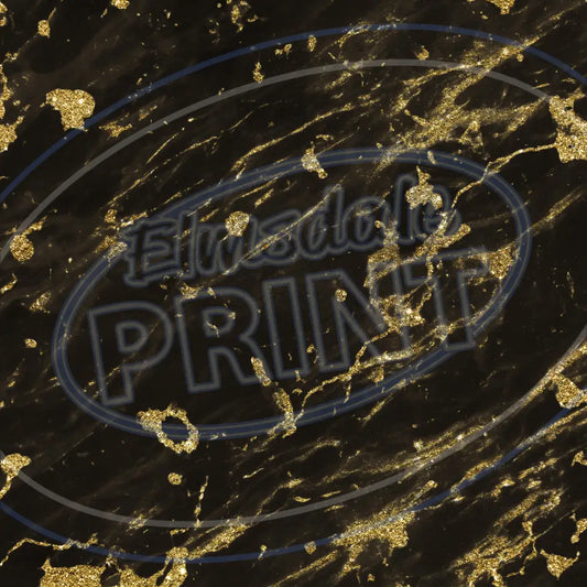 Black & Gold Marble 008 Printed Pattern Vinyl