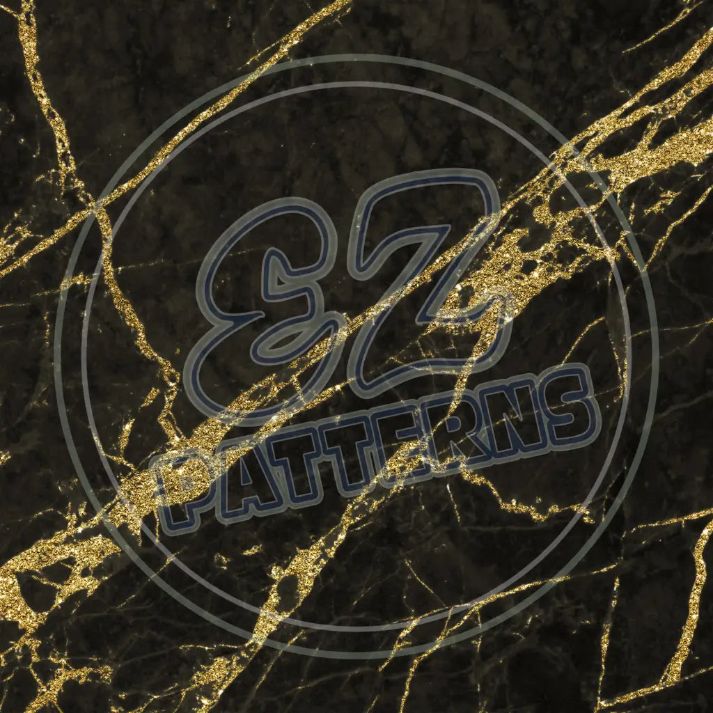 Black & Gold Marble 011 Printed Pattern Vinyl