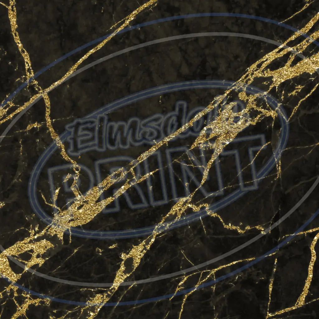 Black & Gold Marble 011 Printed Pattern Vinyl