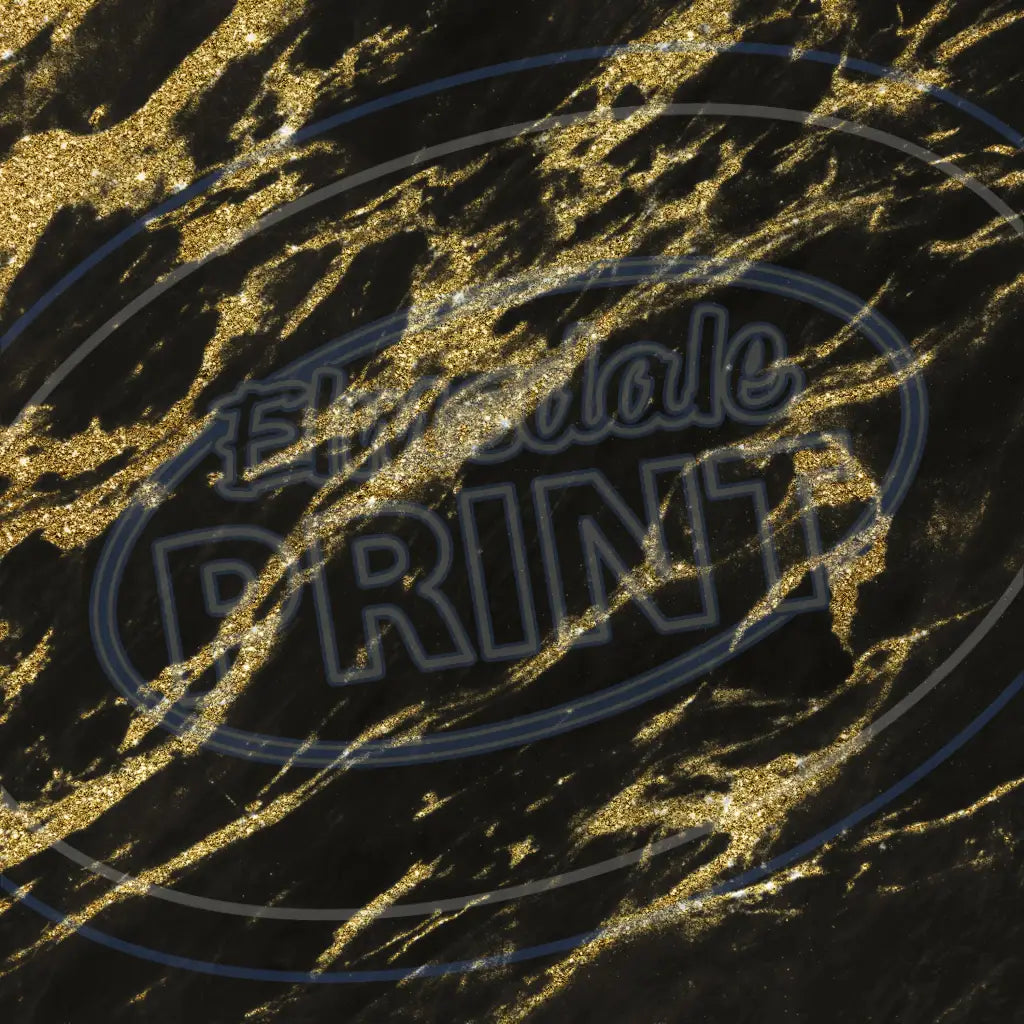 Black & Gold Marble 013 Printed Pattern Vinyl