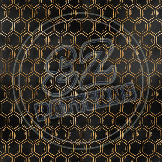 Golden Honey 007 Printed Pattern Vinyl