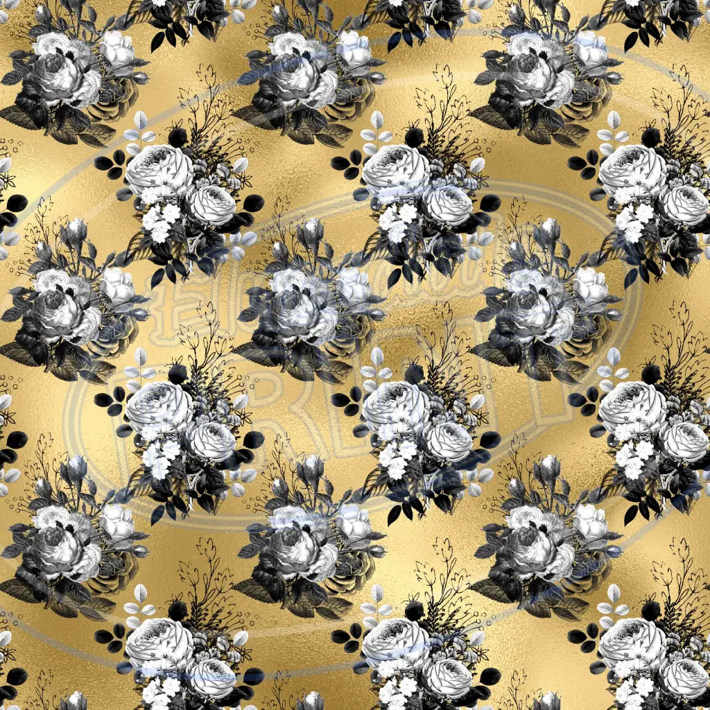 Gothic Gold 005 Printed Pattern Vinyl