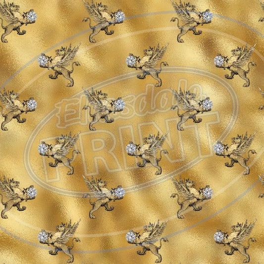 Gothic Gold 014 Printed Pattern Vinyl