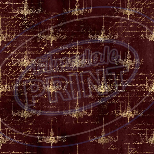 Gothic Gold 019 Printed Pattern Vinyl