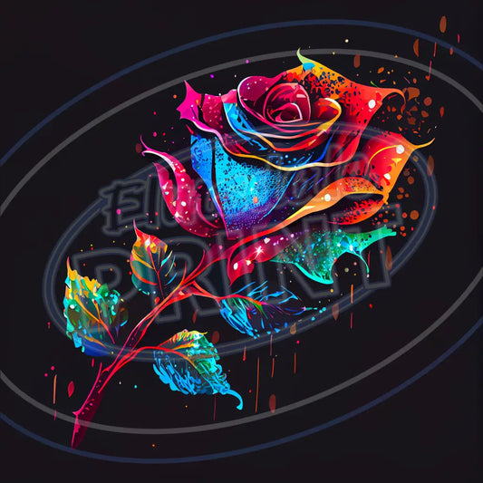 Gothic Rose 002 Printed Pattern Vinyl