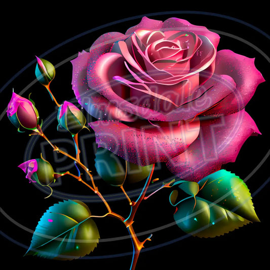 Gothic Rose 006 Printed Pattern Vinyl