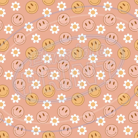 Groovy Smiley 004 Printed Pattern Vinyl
