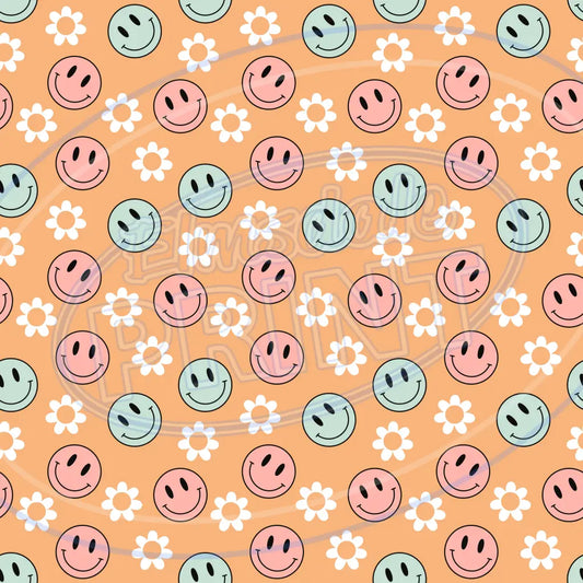 Groovy Smiley 005 Printed Pattern Vinyl