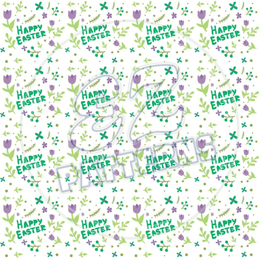 Happy Easter 004 Printed Pattern Vinyl
