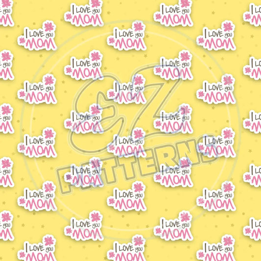 Happy Mothers Day 001 Printed Pattern Vinyl