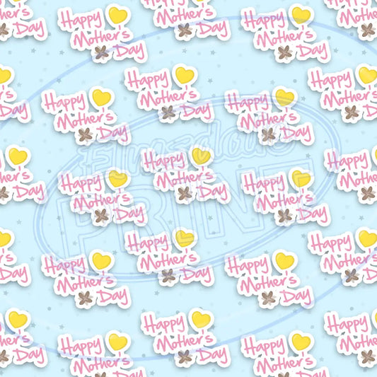 Happy Mothers Day 004 Printed Pattern Vinyl