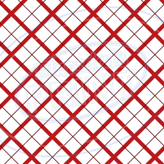 Heart Plaid 009 Printed Pattern Vinyl