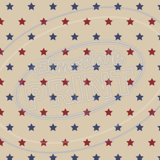 July 4Th Retro 002 Printed Pattern Vinyl