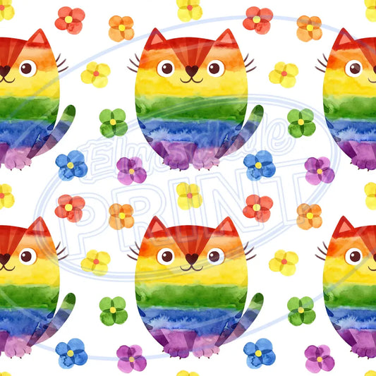 Light Rainbow 001 Printed Pattern Vinyl
