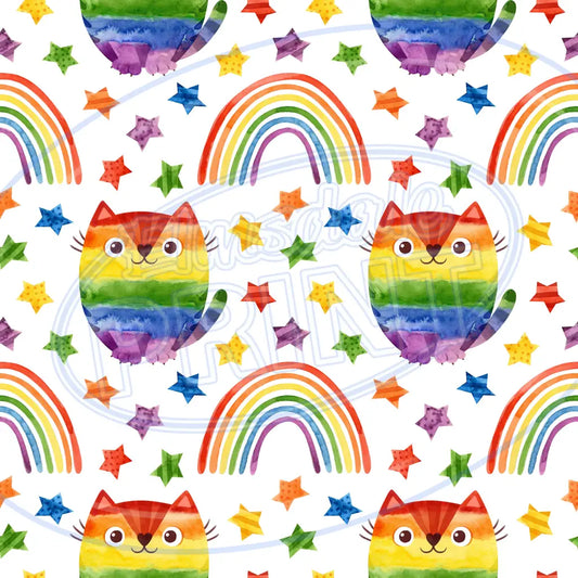 Light Rainbow 009 Printed Pattern Vinyl