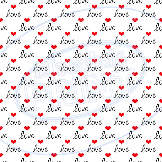 Love Connection 001 Printed Pattern Vinyl