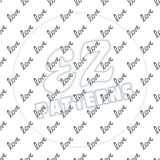 Love Connection 007 Printed Pattern Vinyl