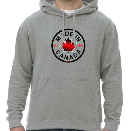 Made in Canada: Hoodies - Heather Grey / S