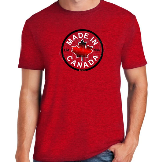 Made in Canada: Tee Shirts - Antique Cherry Red / S