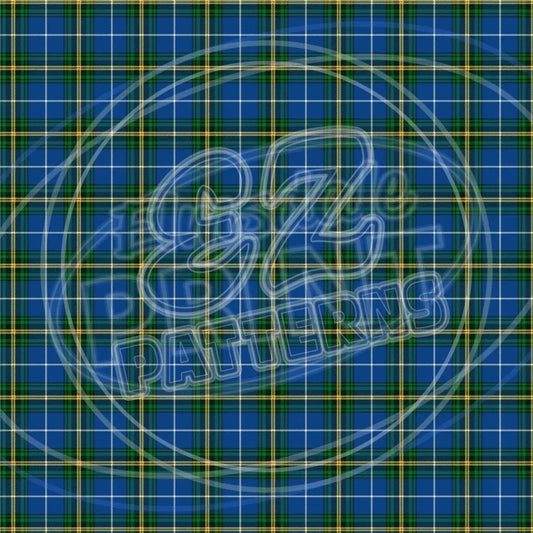Maritime Tartan NS 001 - Small Pattern - Printed Pattern Vinyl