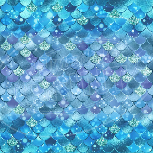 Mermaid Glitter 003 Printed Pattern Vinyl