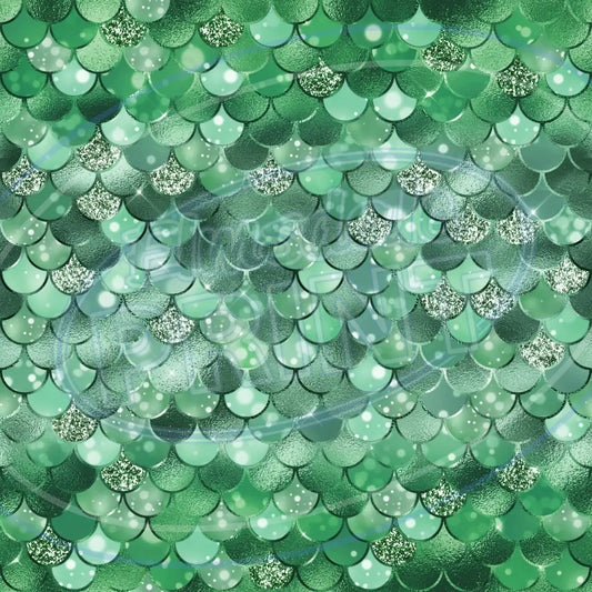 Mermaid Glitter 016 Printed Pattern Vinyl