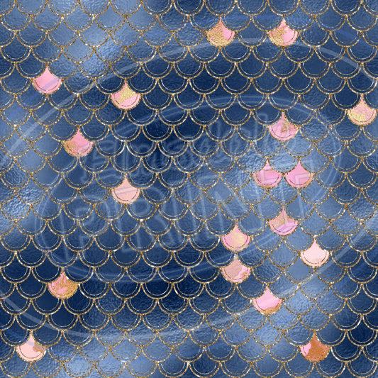 Mermaid Scales 012 Printed Pattern Vinyl