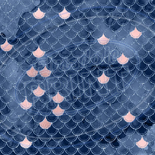 Mermaid Scales 013 Printed Pattern Vinyl