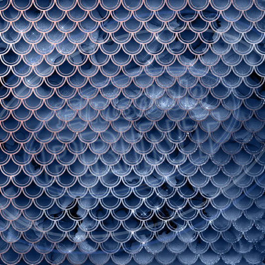 Mermaid Scales 017 Printed Pattern Vinyl