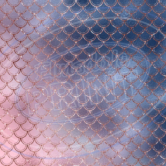 Mermaid Scales 018 Printed Pattern Vinyl