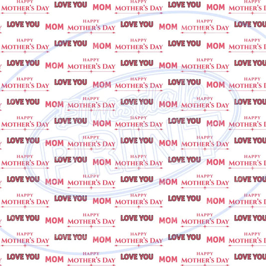 Mom Love 009 Printed Pattern Vinyl