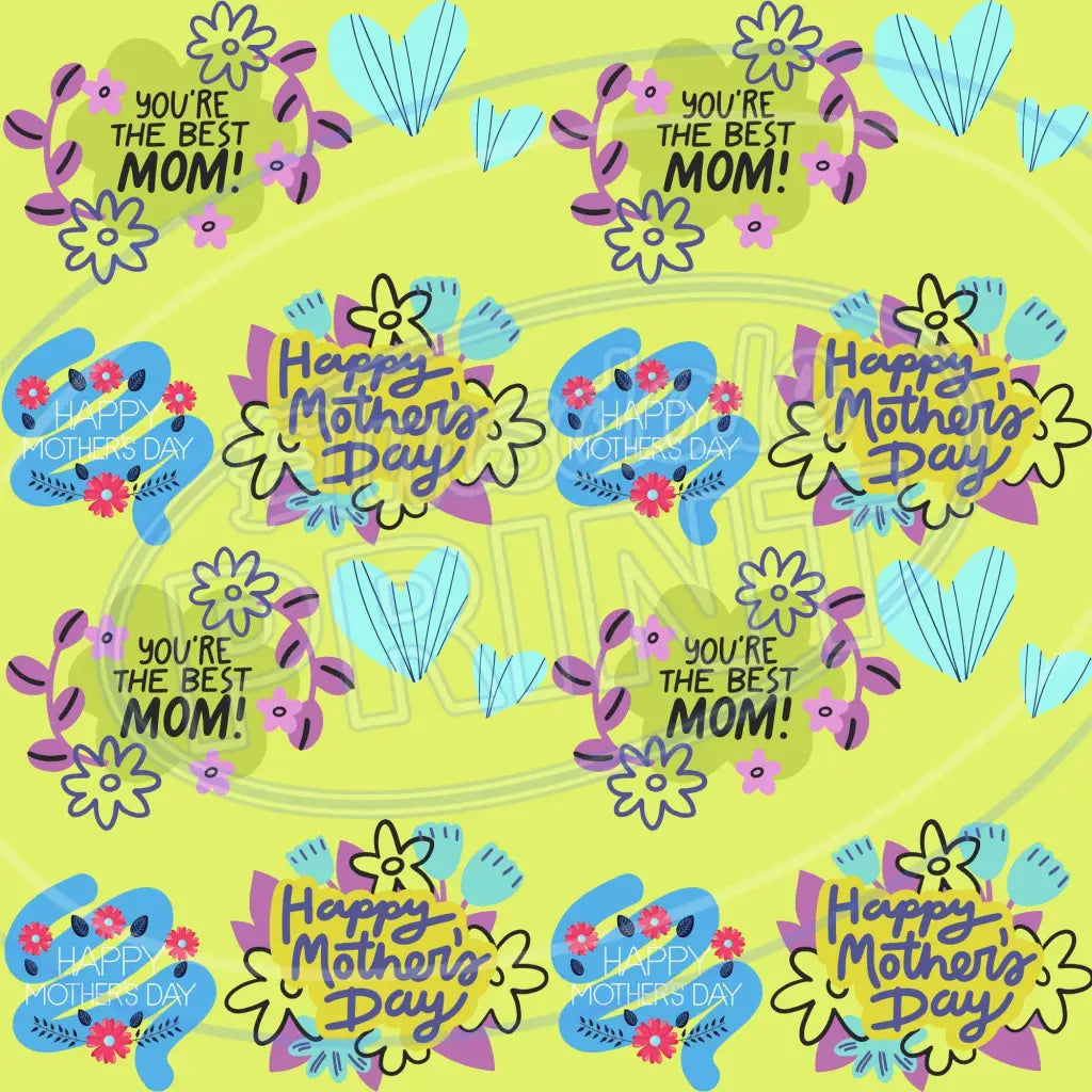 Mom Tattoo 010 Printed Pattern Vinyl