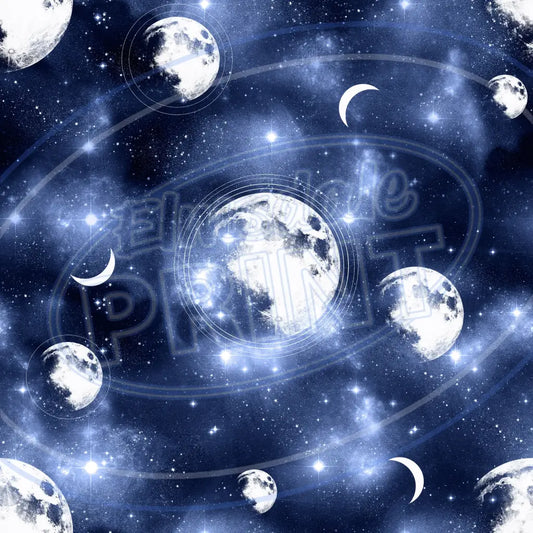 Moon Phase 008 Printed Pattern Vinyl