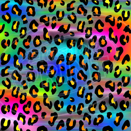 Neon Leopard 002 Printed Pattern Vinyl