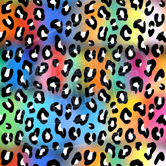 Neon Leopard 004 Printed Pattern Vinyl