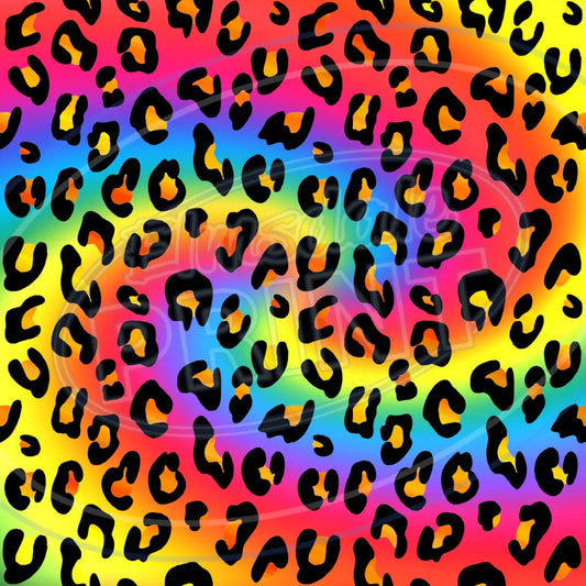 Neon Leopard 006 Printed Pattern Vinyl