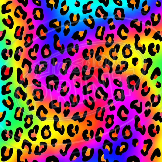 Neon Leopard 010 Printed Pattern Vinyl